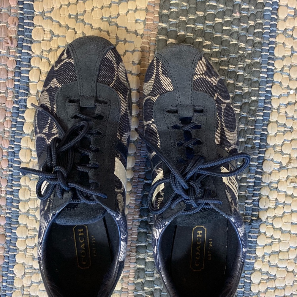 Coach Denim & Gray Sneakers